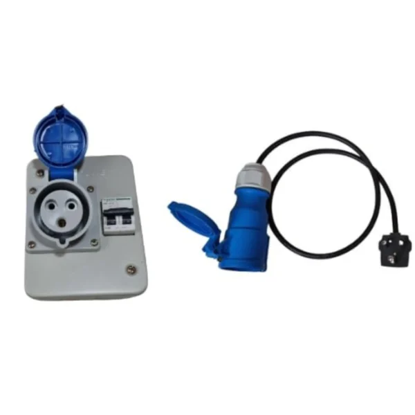 32A Socket Box with MCB and Jumper Cable