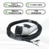 7.2kW PME EV Charging Gun Type-2 with Cable with 5 meter length, silicone protective cap and IP55 waterproof features
