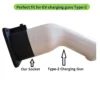 PME Dummy EV Socket Type-2/EV Gun Holder holding EV gun
