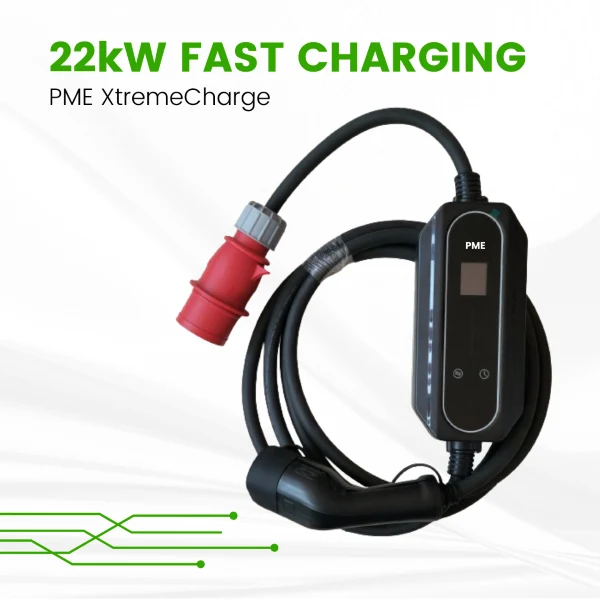 Fast charging 22kW EV Charger by PME with XtremeCharge as its model name